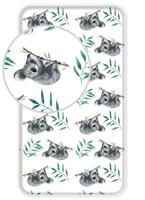 Koala Hoeslaken Eenpersoons - 90 x 200 cm - Katoen - thumbnail