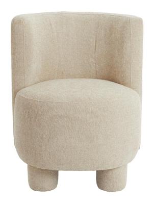 Light & Living Fauteuil 'Kamova' Chenille, kleur Crème Light & Living Fauteuil 'Kamova' Chenille, kleur Crème