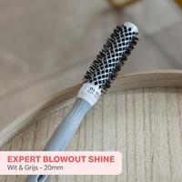 Olivia Garden Blowout Shine Brush White&Grey Ø20mm - thumbnail