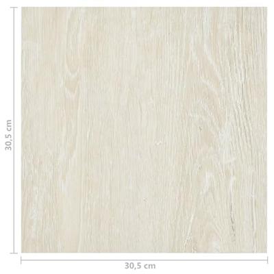 VidaXL Vloerplanken zelfklevend 55 st 5,11 m² pvc crème