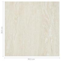 Vloerplanken zelfklevend 55 st 5,11 m PVC crme - thumbnail