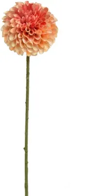 Pure Royal kunsttak dahlia 64cm perzik Pure Royal kunsttak dahlia 64cm perzik