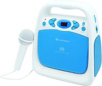 Soundmaster KCD50BL CD player Portable CD player Blue, White - thumbnail