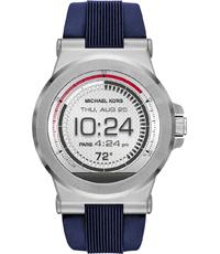 Horlogeband Michael Kors MKT5008 Rubber Blauw 13mm