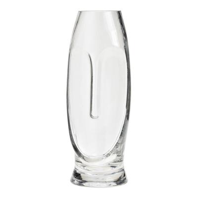 Vaas Gezicht van Glas Transparant (B/H/D) 9x25x9cm