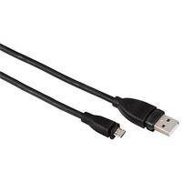Hama micro usb 2.0 kabel, 1.80m zwart - thumbnail