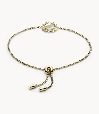 Fossil armband Vintage Motifs F03424710 goudkleur