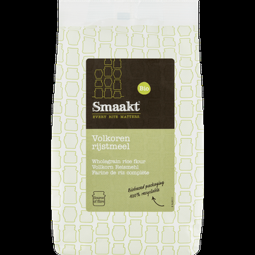 Smaakt Bio Volkoren Rijstmeel 400 g bij Jumbo