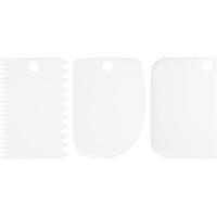 Krumble Fondant schraper (set van 3) - Wit - thumbnail