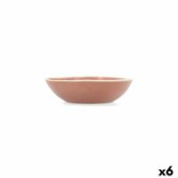 Kom Bidasoa Gio 15 x 4 cm Keramisch Bruin (6 Stuks) - thumbnail