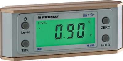 Promat/Tecwerk Hellingmeter | 360graden (4 x 90graden) | digitaal | aflezing 0,1graden - 4000858780