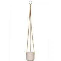 Rough Eco-line hangende bloempot XXS 11x10 cm Charlie lichtgrijs - thumbnail