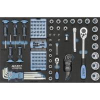 HAZET Gereedschapset 163-466/106 | 1/4 inch (6,3 mm) vierkant hol, 1/2 inch (12,5 mm) vierkant hol, 1/4 inch (6,3 mm) zeskant massief | 106-delig | - thumbnail