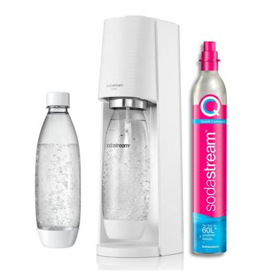 SODASTREAM TERRABILV - Witte TERRA-machine Pack 2 LV-flessen + 1 CQC-wisselcilinder