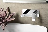 Wastafelmengkraan Inbouw Sapho Spy 1-hendel Uitloop Recht 19 cm Chroom Sapho - thumbnail