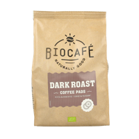 Biocafe Coffee pads dark roast bio 36 Stuks - thumbnail