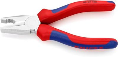 Knipex Kombitang verchroomd met meer-componentengrepen 160 mm - 0305160 - thumbnail