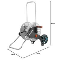 Gardena Slangenwagen metaal | CleverRoll | M - 18540-20 - 18540-20 - thumbnail