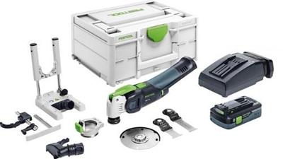 Festool OSC 18 HPC 4,0 EI-Set 576593 Accu-oscillator 18 V 4 Ah Festool OSC 18 HPC 4,0 EI-Set 576593 Accu-oscillator 18 V 4 Ah