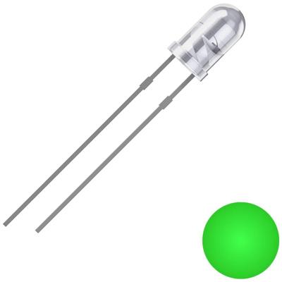 Quadrios 2111O176 Bedrade LED Groen Rond 3 mm 8000 mcd 25 ° 20 mA 3 V Quadrios 2111O176 Bedrade LED Groen Rond 3 mm 8000 mcd 25 ° 20 mA 3 V
