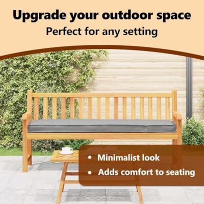 Pallet Kussen Set 2 pcs Grijs 180 x 40 x 8 cm Oxford Stof