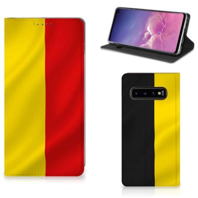 Samsung Galaxy S10 | Standcase | Belgische Vlag Samsung Galaxy S10 | Standcase | Belgische Vlag