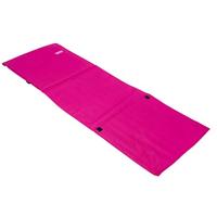 Strandmat met Rugleuning en Kussen 158cm x 56cm roze - thumbnail