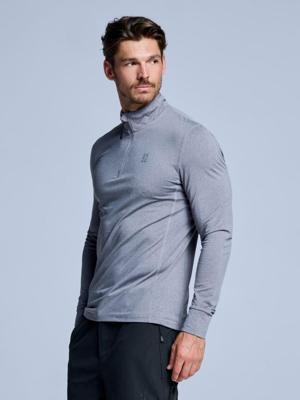 Poederbaas Midlayer Pully Heren Four Seasons Lightweight 2.0 Grey Melange-L