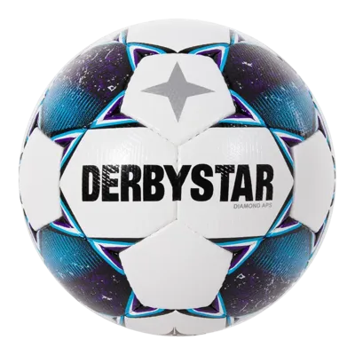 Derbystar Diamond II Voetbal Maat 5 Wit Blauw Paars