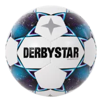 Derbystar Diamond II Voetbal Maat 5 Wit Blauw Paars - thumbnail