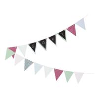 Goki Maak je eigen vlaggenlijn, 5m met krijtje - thumbnail