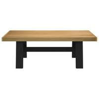 Salontafel NOAIN A-vormige poten 120x60x40 cm massief hout - thumbnail
