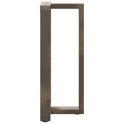 Bartafelpoten 2 st T-vormig 40x35x(90-91) cm staal naturel - thumbnail
