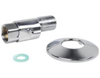 Kirchhoff Steekkabel, 1/2"ET x 1/2"IT, 5 mm, met rozet, uitschakelbaar - 986261455 - thumbnail