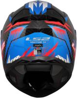LS2 integraalhelm "ff811 vector ii carbon tantic". helmet ff811 vector ii tantic xl blue/red - thumbnail
