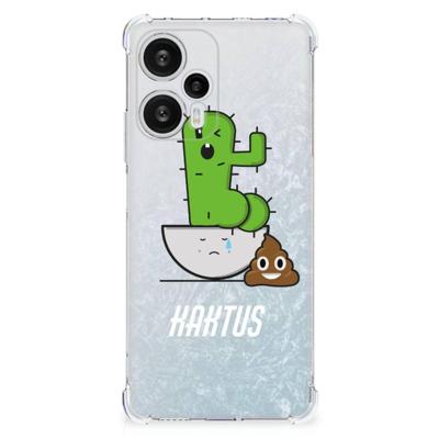 Xiaomi Poco F5 Stevig | Bumper Hoesje | Cactus Poo Xiaomi Poco F5 Stevig | Bumper Hoesje | Cactus Poo