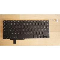 Notebook keyboard for Apple Macbook Pro 17" A1297 with backlit Azerty - thumbnail