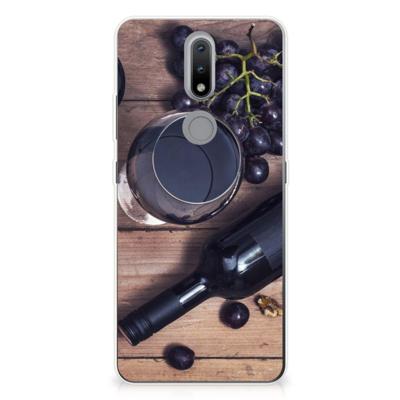 Nokia 2.4 | Siliconen Case | Wijn Nokia 2.4 | Siliconen Case | Wijn
