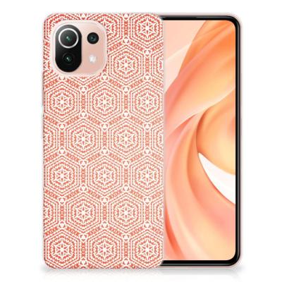 Xiaomi Mi 11 Lite | 11 Lite 5G NE | TPU bumper | Pattern Orange Xiaomi Mi 11 Lite | 11 Lite 5G NE | TPU bumper | Pattern Orange