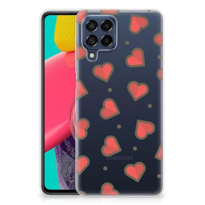Samsung Galaxy M53 | TPU bumper | Hearts