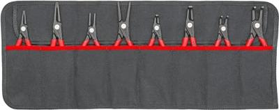 Knipex Set borgringtangen | 8-delig in roltas | 10-60 mm | 1 stuk - 00 19 58 V02 00 19 58 V02 - thumbnail