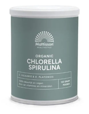 Mattisson HealthStyle Organic Chlorella Spirulina Poeder Mattisson HealthStyle Organic Chlorella Spirulina Poeder