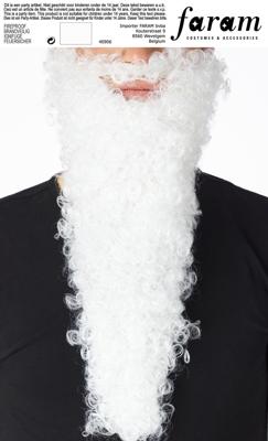 Lange Witte Kabouterbaard Krul