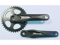 Crankstel 38T Miranda Alfa 1 voor 3/32" ketting met 170mm crank - zwart - thumbnail