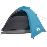 Tent 4-persoons 267x272x145 cm 185T taft blauw - thumbnail