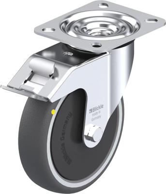 Blickle LE-PATH 125KF-FI-ELS Zwenkwiel met rem Wieldiameter: 125 mm Draagvermogen (max.): 150 kg 1 stuk(s) Blickle LE-PATH 125KF-FI-ELS Zwenkwiel met rem Wieldiameter: 125 mm Draagvermogen (max.): 150 kg 1 stuk(s)