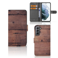 Samsung Galaxy S21 FE | Book Style Case | Old Wood - thumbnail