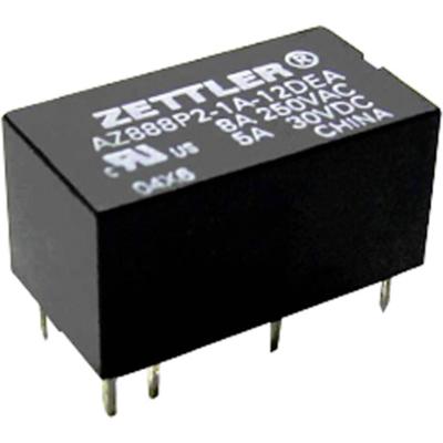 Zettler Electronics AZ888-1A-12DE Printrelais 12 V/DC 8 1x NO 1 stuk(s)