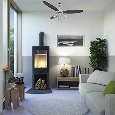 Westinghouse Jet Plus Plafondventilator 40 W (Ø x h) 105 cm x 370 mm Nikkel (geborsteld) Met afstandsbediening, Met lamparmatuur