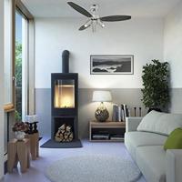 Westinghouse Jet Plus Plafondventilator 40 W (Ø x h) 105 cm x 370 mm Nikkel (geborsteld) Met afstandsbediening, Met lamparmatuur - thumbnail